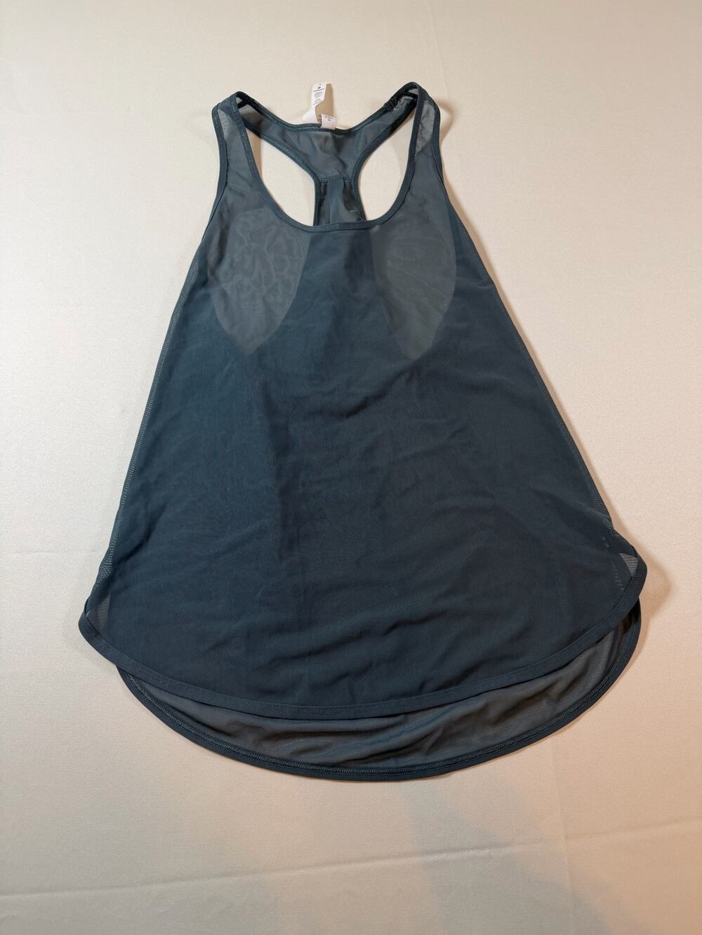 Lululemon Excellent Condition Green Size 4 Mesh Tank Top